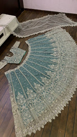 Amazing Sea Green Lehenga Choli At Wedding Function Buy Online - Joshindia