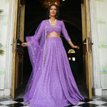 Lavender Lehenga Choli For Women Buy Online - Joshindia