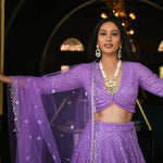Lavender Lehenga Choli For Women Buy Online - Joshindia