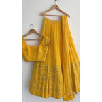 Indian Wedding Yellow lehenga Choli For Women - Joshindia