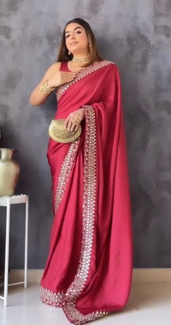 Beautiful Designer Saree At Affordable Price