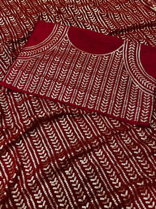 Beautiful Designer Bollywood Saree At Affordable Price - Joshindia