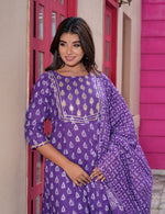 Amazing Purple Color Kurta Set at Josh India - Joshindia