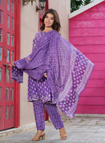 Amazing Purple Color Kurta Set at Josh India - Joshindia