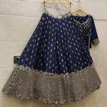 Buy trendy blue color heavy designer lehenga online - Joshindia